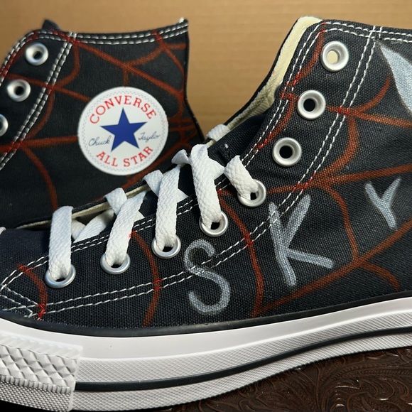 Custom Painted Converse Shoes - Picture 3 of 3